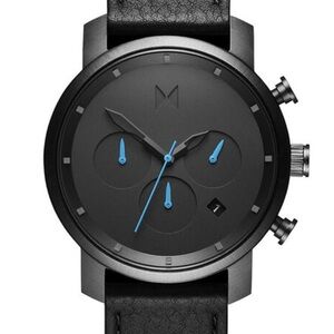 MVMT Black and Blue Men's Chronograph Watch